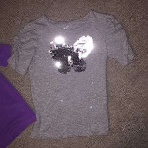 Children's Place Shirts & Tops - Two sequin shirts đź’ś Children's Place Shirts & Tops - Two sequin shirts đź’ś